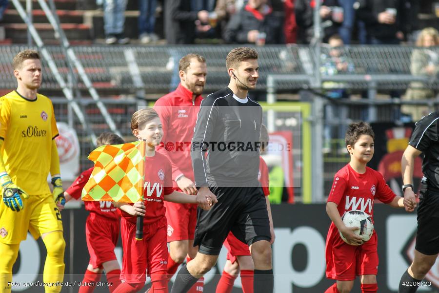 David Scheuermann, FLYERALARM Arena, 3. Liga, 24.03.2018, Karlsruher SC, FC Würzburger Kickers - Bild-ID: 2208920