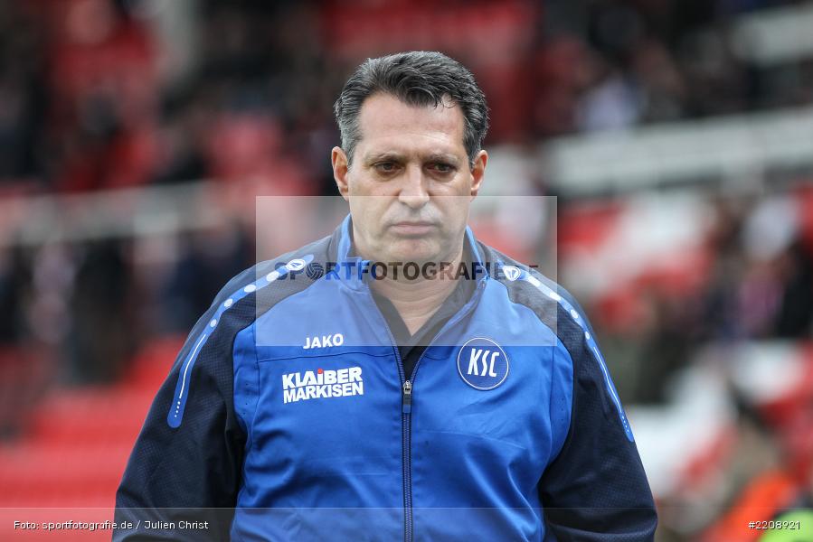 Alois Schwartz, FLYERALARM Arena, 3. Liga, 24.03.2018, Karlsruher SC, FC Würzburger Kickers - Bild-ID: 2208921
