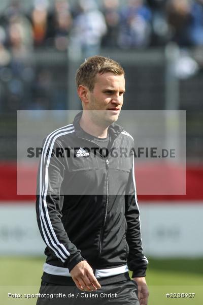 Luca Schlosser, FLYERALARM Arena, 3. Liga, 24.03.2018, Karlsruher SC, FC Würzburger Kickers - Bild-ID: 2208927