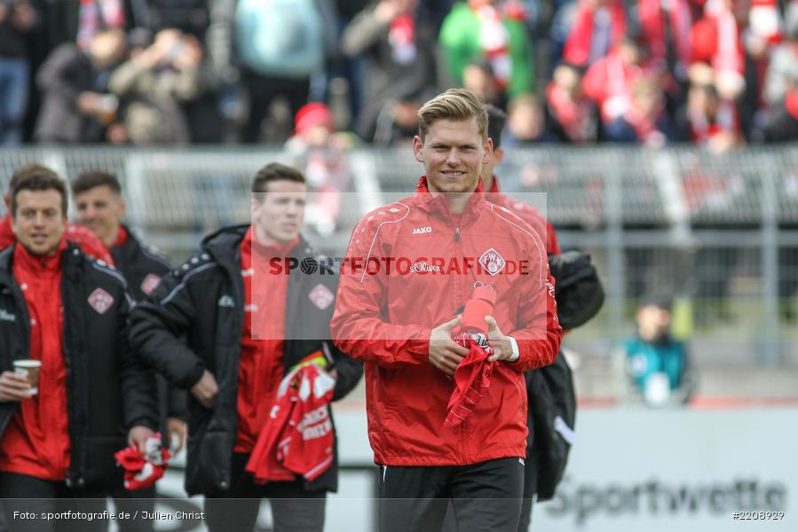 Felix Müller, FLYERALARM Arena, 3. Liga, 24.03.2018, Karlsruher SC, FC Würzburger Kickers - Bild-ID: 2208929