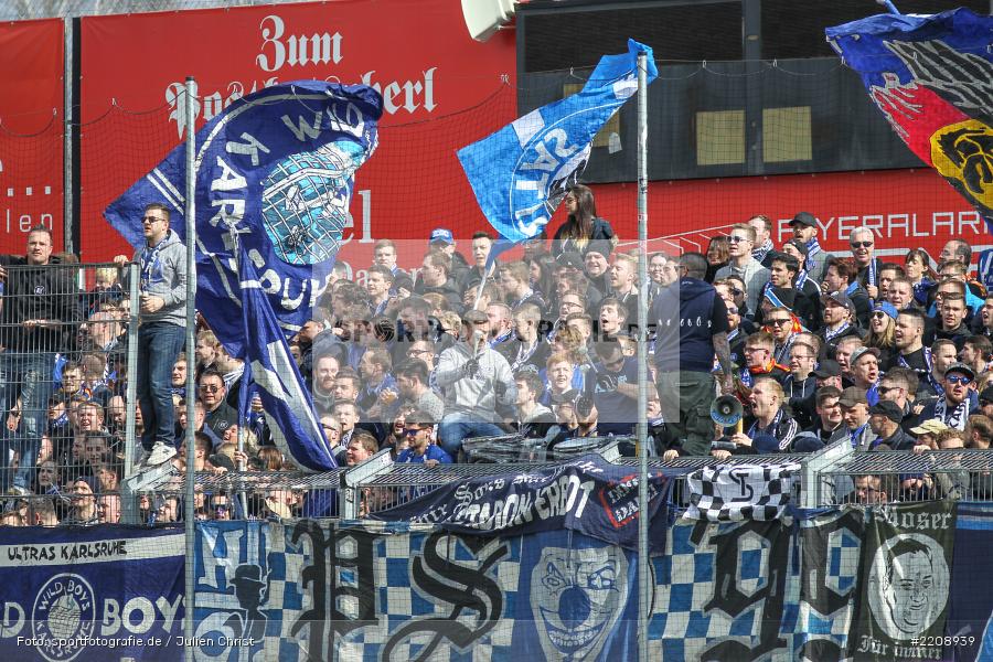 FLYERALARM Arena, 3. Liga, 24.03.2018, Karlsruher SC, FC Würzburger Kickers - Bild-ID: 2208939