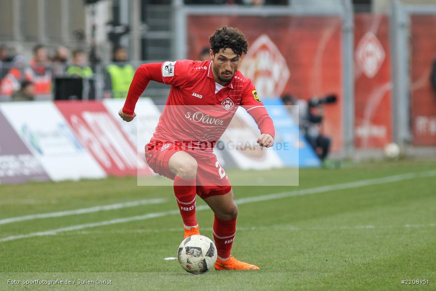 FLYERALARM Arena, 3. Liga, 24.03.2018, Karlsruher SC, FC Würzburger Kickers - Bild-ID: 2208951