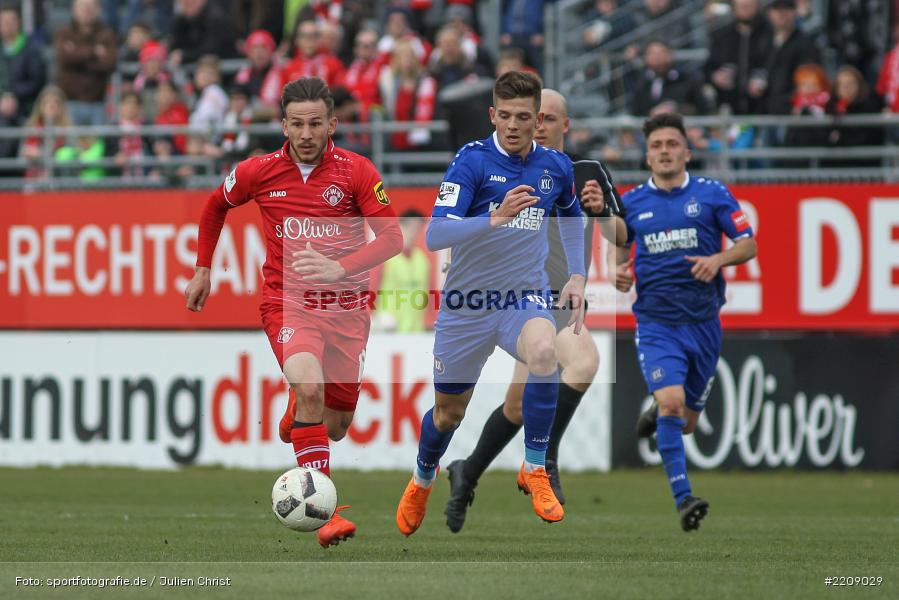 FLYERALARM Arena, 3. Liga, 24.03.2018, Karlsruher SC, FC Würzburger Kickers - Bild-ID: 2209029
