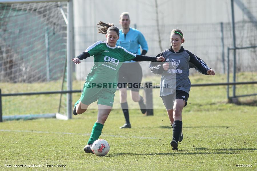 Vivien Reusch, Lisa Emmert, 25.03.2018, Kreisliga Frauen, SG Schönderling/Thulba, FV Karlstadt - Bild-ID: 2209046 Vivien Reusch, Lisa Emmert, 25.03.2018, Kreisliga Frauen, SG Schönderling/Thulba, FV Karlstadt - Bild-ID: 2209046