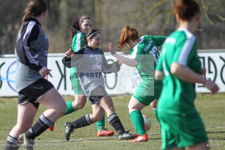 Julia Vogel, Marie Müller, 25.03.2018, Kreisliga Frauen, SG Schönderling/Thulba, FV Karlstadt - Bild-ID: 2209047 Julia Vogel, Marie Müller, 25.03.2018, Kreisliga Frauen, SG Schönderling/Thulba, FV Karlstadt - Bild-ID: 2209047