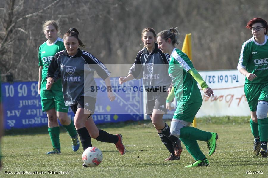 Ina Maisler, Jana Schuhmann, 25.03.2018, Kreisliga Frauen, SG Schönderling/Thulba, FV Karlstadt - Bild-ID: 2209052