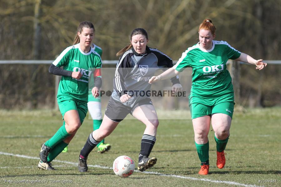 Marie Müller, Sarah Emmert, Lisa Steinbach, 25.03.2018, Kreisliga Frauen, SG Schönderling/Thulba, FV Karlstadt - Bild-ID: 2209061 Marie Müller, Sarah Emmert, Lisa Steinbach, 25.03.2018, Kreisliga Frauen, SG Schönderling/Thulba, FV Karlstadt - Bild-ID: 2209061