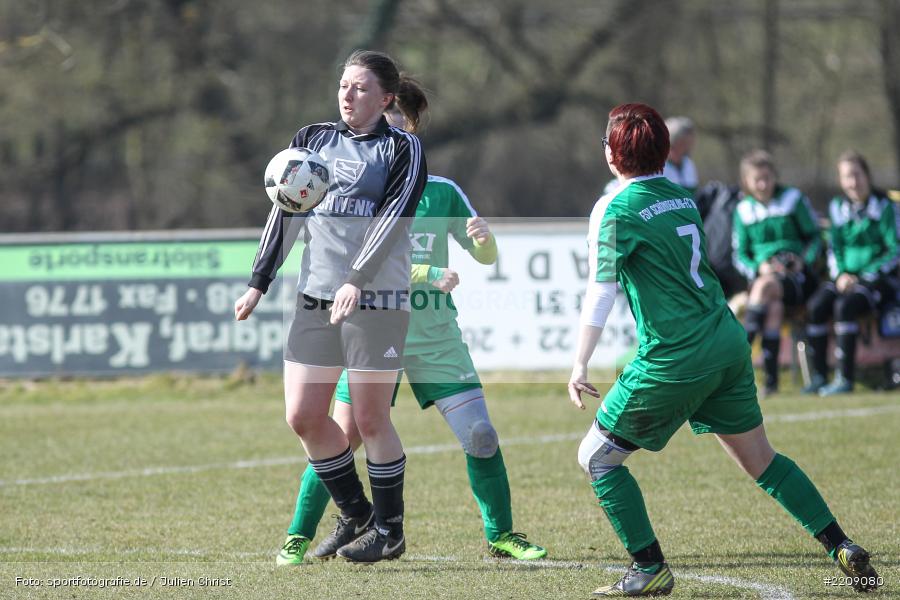 Lisa Schuhmann, Lisa Steinbach, 25.03.2018, Kreisliga Frauen, SG Schönderling/Thulba, FV Karlstadt - Bild-ID: 2209080