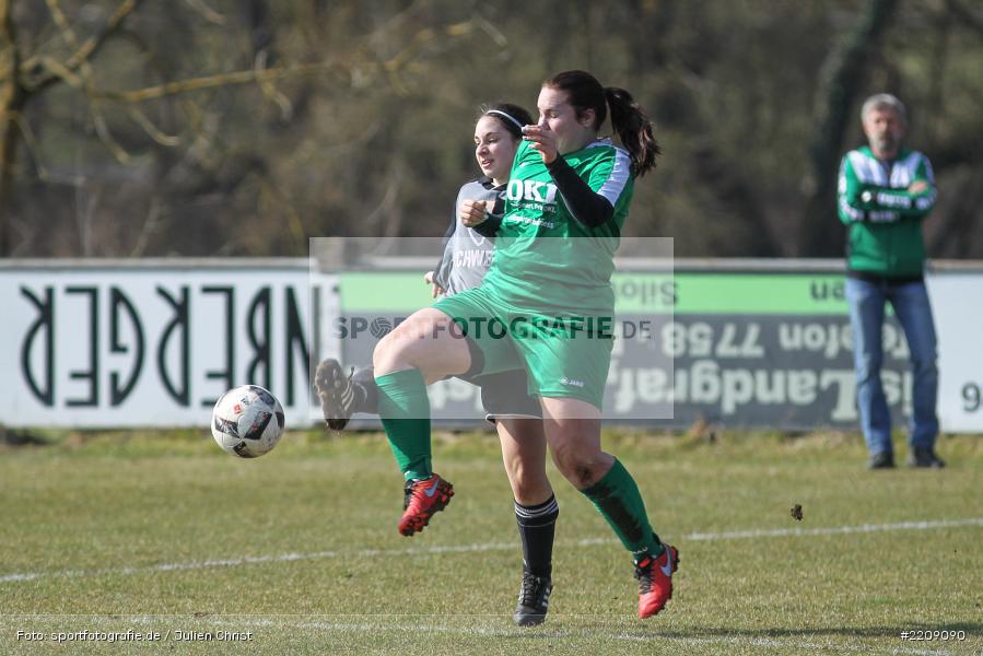 Rebecca Wießner, Julia Vogel, 25.03.2018, Kreisliga Frauen, SG Schönderling/Thulba, FV Karlstadt - Bild-ID: 2209090 Rebecca Wießner, Julia Vogel, 25.03.2018, Kreisliga Frauen, SG Schönderling/Thulba, FV Karlstadt - Bild-ID: 2209090