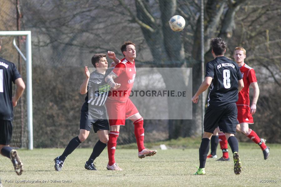 Patrick Röder, Dominik Hehrlein, 25.03.2018, Kreisliga Würzburg, TSV Retzbach, SV Maidbronn/Gramschatz - Bild-ID: 2209116