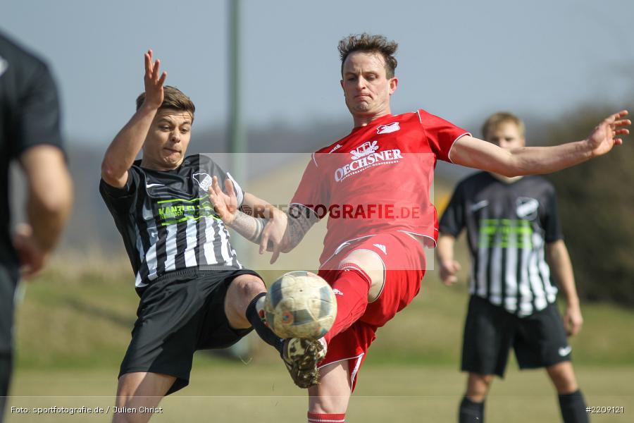 Dominik Hehrlein, Patrick Röder, 25.03.2018, Kreisliga Würzburg, TSV Retzbach, SV Maidbronn/Gramschatz - Bild-ID: 2209121