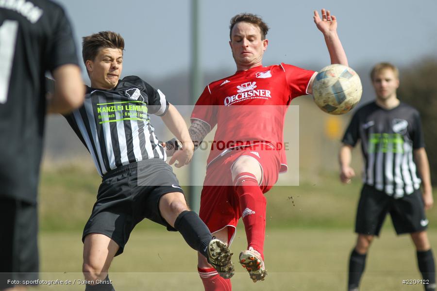 Patrick Röder, Dominik Hehrlein, 25.03.2018, Kreisliga Würzburg, TSV Retzbach, SV Maidbronn/Gramschatz - Bild-ID: 2209122
