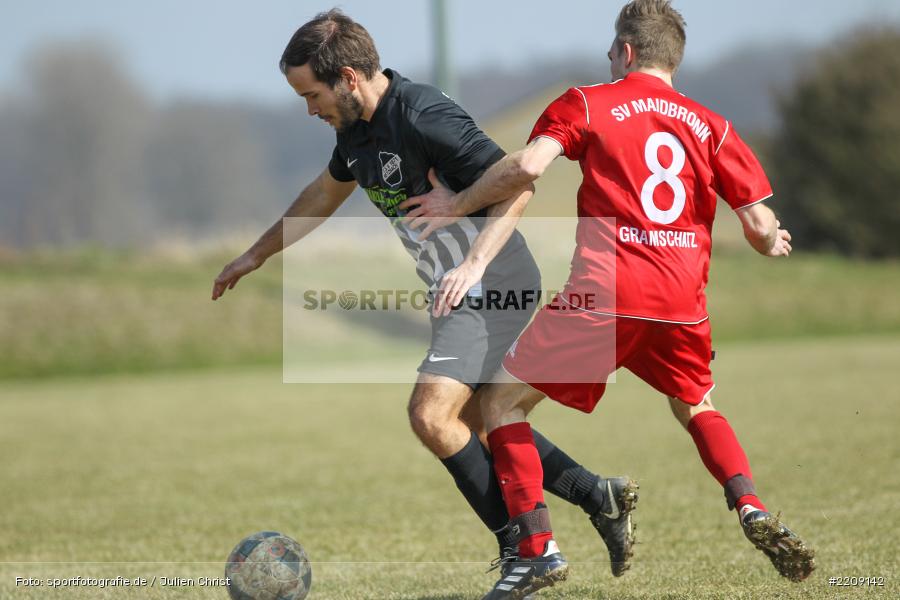 Dominic Heck, William Vielwerth, 25.03.2018, Kreisliga Würzburg, TSV Retzbach, SV Maidbronn/Gramschatz - Bild-ID: 2209142 Dominic Heck, William Vielwerth, 25.03.2018, Kreisliga Würzburg, TSV Retzbach, SV Maidbronn/Gramschatz - Bild-ID: 2209142