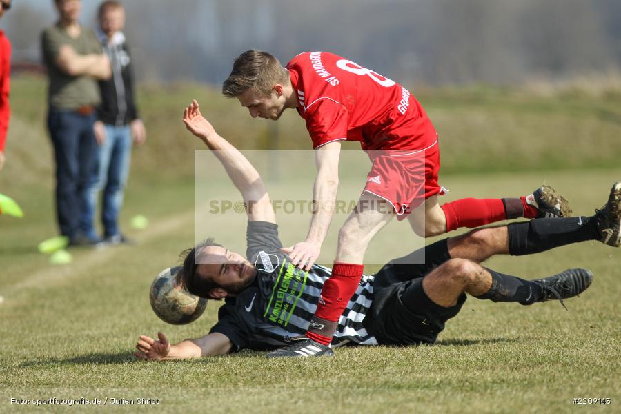 Dominic Heck, William Vielwerth, 25.03.2018, Kreisliga Würzburg, TSV Retzbach, SV Maidbronn/Gramschatz - Bild-ID: 2209143 Dominic Heck, William Vielwerth, 25.03.2018, Kreisliga Würzburg, TSV Retzbach, SV Maidbronn/Gramschatz - Bild-ID: 2209143
