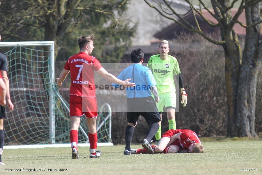 Kevin Mehler, 25.03.2018, Kreisliga Würzburg, TSV Retzbach, SV Maidbronn/Gramschatz - Bild-ID: 2209152