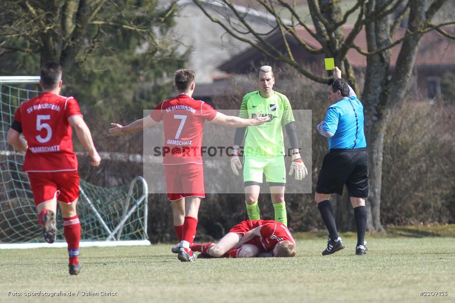 Kevin Mehler, 25.03.2018, Kreisliga Würzburg, TSV Retzbach, SV Maidbronn/Gramschatz - Bild-ID: 2209153
