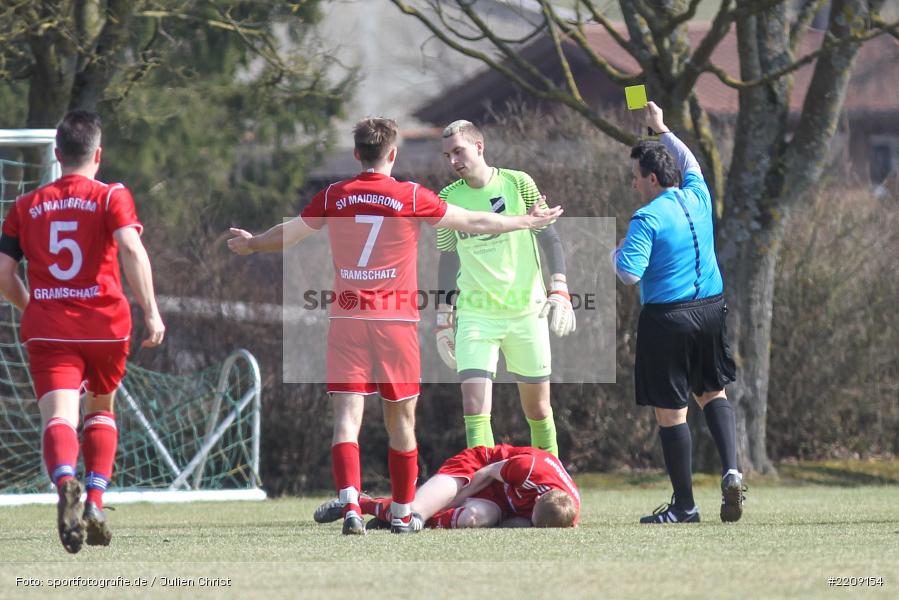 Kevin Mehler, 25.03.2018, Kreisliga Würzburg, TSV Retzbach, SV Maidbronn/Gramschatz - Bild-ID: 2209154