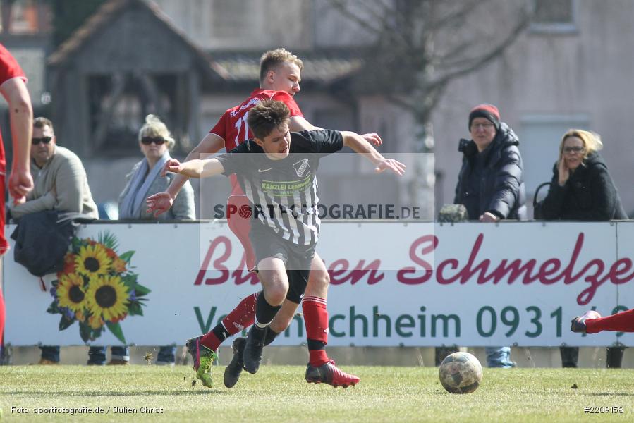 Mario Hartmann, Christian Wegner, 25.03.2018, Kreisliga Würzburg, TSV Retzbach, SV Maidbronn/Gramschatz - Bild-ID: 2209158