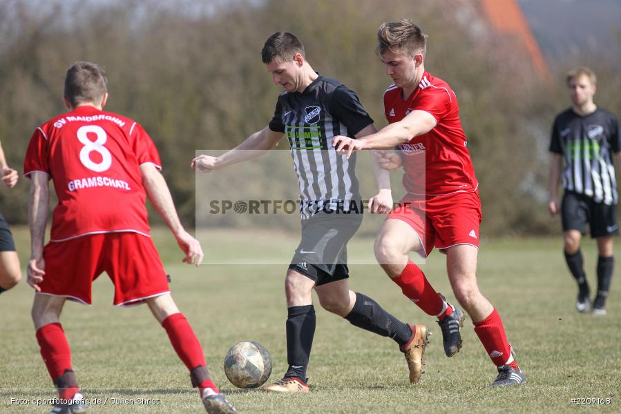 Marco Konrad, Dominic Hessdörfer, 25.03.2018, Kreisliga Würzburg, TSV Retzbach, SV Maidbronn/Gramschatz - Bild-ID: 2209168