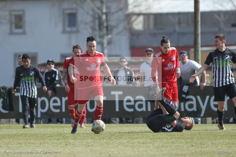 Philipp Gößwein, Simon Friedrich, 25.03.2018, Kreisliga Würzburg, TSV Retzbach, SV Maidbronn/Gramschatz - Bild-ID: 2209186