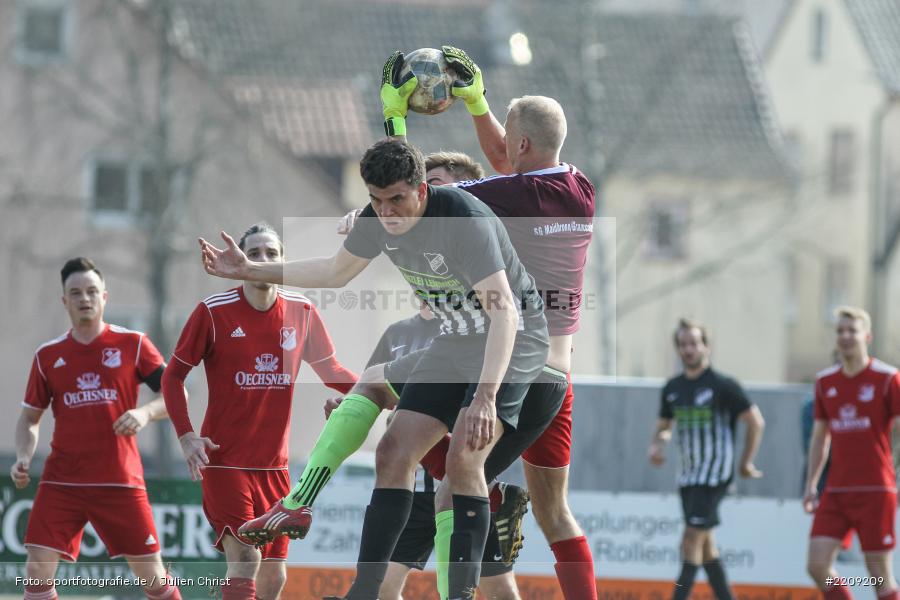 Frank Landauer, Nicolai Zull, 25.03.2018, Kreisliga Würzburg, TSV Retzbach, SV Maidbronn/Gramschatz - Bild-ID: 2209209
