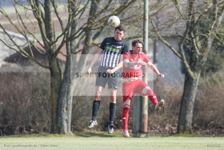 Patrick Röder, Nicolai Zull, 25.03.2018, Kreisliga Würzburg, TSV Retzbach, SV Maidbronn/Gramschatz - Bild-ID: 2209212