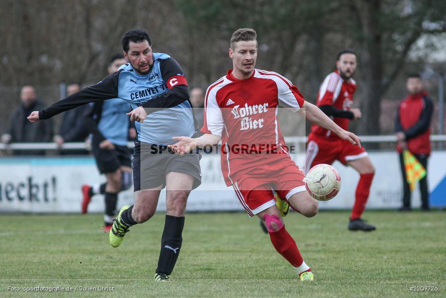 Adnene Elouaer, Szymon Dynia, 31.03.2018, Kreisklasse Würzburg, FC Wiesenfeld-Halsbach, FV Fatihspor Karlstadt - Bild-ID: 2209726