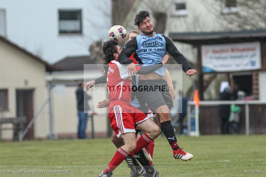 Dominik Kohlhepp, Koray Ulusoy, 31.03.2018, Kreisklasse Würzburg, FC Wiesenfeld-Halsbach, FV Fatihspor Karlstadt - Bild-ID: 2209742