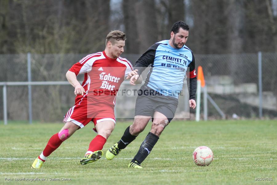 Adnene Elouaer, Szymon Dynia, 31.03.2018, Kreisklasse Würzburg, FC Wiesenfeld-Halsbach, FV Fatihspor Karlstadt - Bild-ID: 2209743