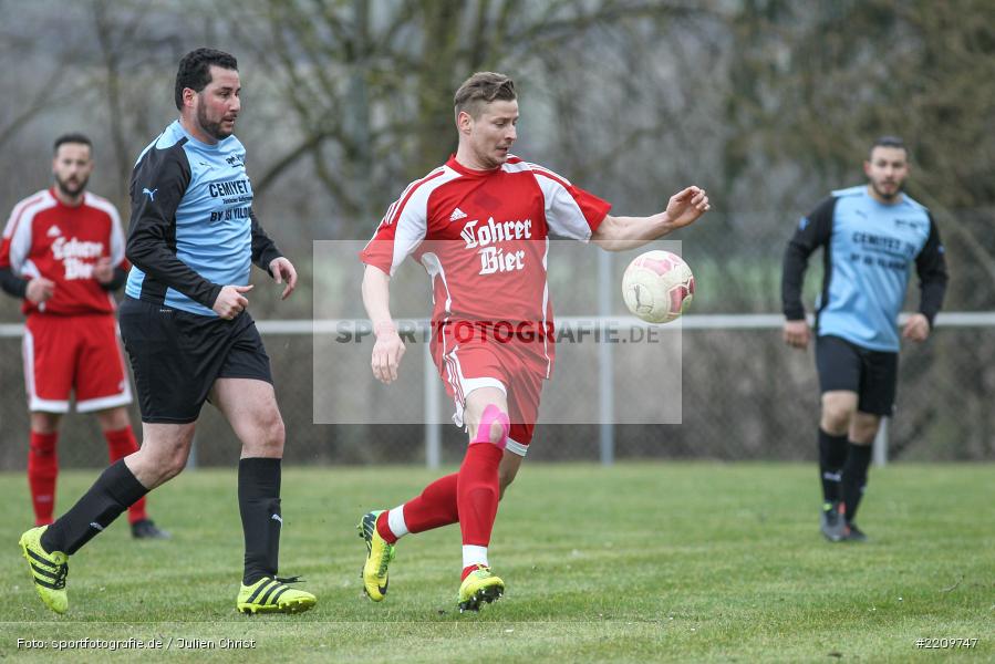 Adnene Elouaer, Szymon Dynia, 31.03.2018, Kreisklasse Würzburg, FC Wiesenfeld-Halsbach, FV Fatihspor Karlstadt - Bild-ID: 2209747