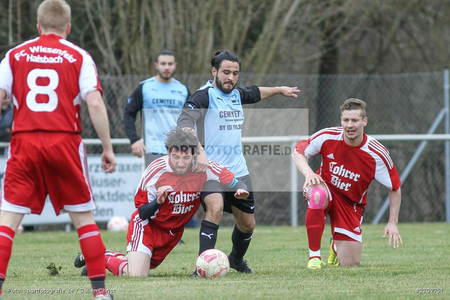 Mehmet Mercan, Dominik Kohlhepp, 31.03.2018, Kreisklasse Würzburg, FC Wiesenfeld-Halsbach, FV Fatihspor Karlstadt - Bild-ID: 2209751