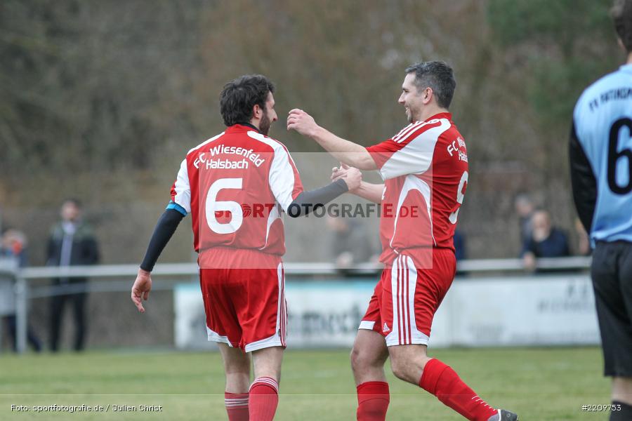 Dominik Schalling, Dominik Kohlhepp, 31.03.2018, Kreisklasse Würzburg, FC Wiesenfeld-Halsbach, FV Fatihspor Karlstadt - Bild-ID: 2209753
