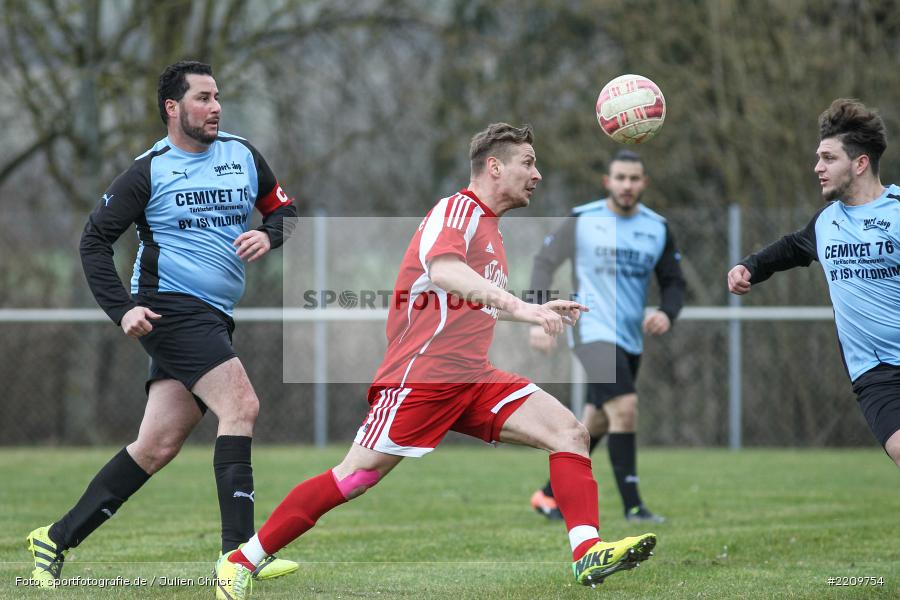 Adnene Elouaer, Szymon Dynia, 31.03.2018, Kreisklasse Würzburg, FC Wiesenfeld-Halsbach, FV Fatihspor Karlstadt - Bild-ID: 2209754