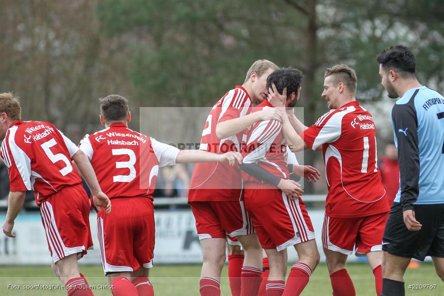 Martin Rauch, Szymon Dynia, Dominik Kohlhepp, 31.03.2018, Kreisklasse Würzburg, FC Wiesenfeld-Halsbach, FV Fatihspor Karlstadt - Bild-ID: 2209767