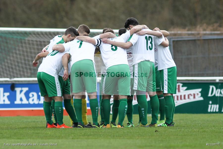Mannschaftskreis, 31.03.2018, Bezirksliga West, FVgg Bayern Kitzingen, FV Karlstadt - Bild-ID: 2209771 Mannschaftskreis, 31.03.2018, Bezirksliga West, FVgg Bayern Kitzingen, FV Karlstadt - Bild-ID: 2209771