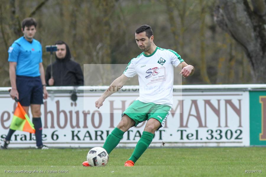 Johan Brahimi, 31.03.2018, Bezirksliga West, FVgg Bayern Kitzingen, FV Karlstadt - Bild-ID: 2209778 Johan Brahimi, 31.03.2018, Bezirksliga West, FVgg Bayern Kitzingen, FV Karlstadt - Bild-ID: 2209778