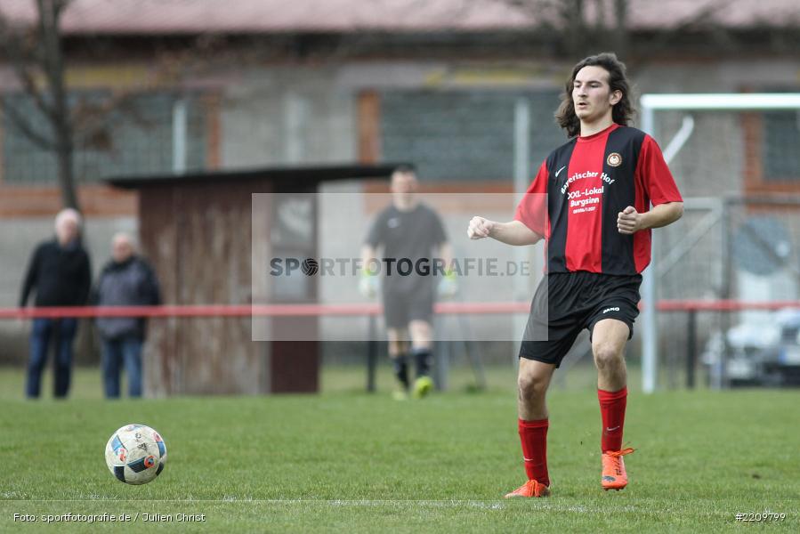 Leon Schlotterbeck, 31.03.2018, Kreisklasse Würzburg, Derby, BSC Aura, SG Burgsinn - Bild-ID: 2209799 Leon Schlotterbeck, 31.03.2018, Kreisklasse Würzburg, Derby, BSC Aura, SG Burgsinn - Bild-ID: 2209799