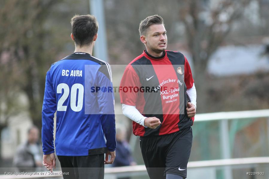 Bastian Schmitt, 31.03.2018, Kreisklasse Würzburg, Derby, BSC Aura, SG Burgsinn - Bild-ID: 2209802 Bastian Schmitt, 31.03.2018, Kreisklasse Würzburg, Derby, BSC Aura, SG Burgsinn - Bild-ID: 2209802