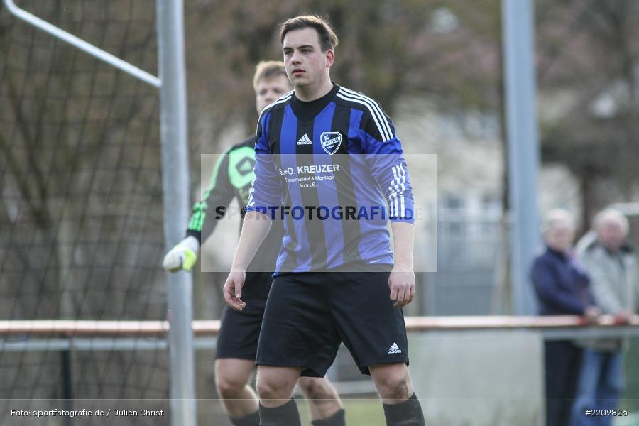 Johannes Alsheimer, 31.03.2018, Kreisklasse Würzburg, Derby, BSC Aura, SG Burgsinn - Bild-ID: 2209826 Johannes Alsheimer, 31.03.2018, Kreisklasse Würzburg, Derby, BSC Aura, SG Burgsinn - Bild-ID: 2209826