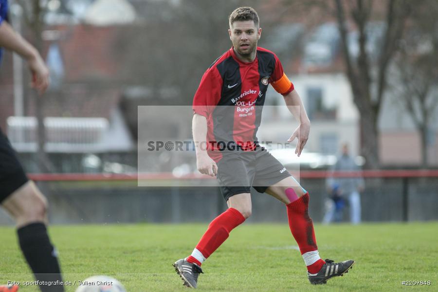 Steven Mühlbauer, 31.03.2018, Kreisklasse Würzburg, Derby, BSC Aura, SG Burgsinn - Bild-ID: 2209848