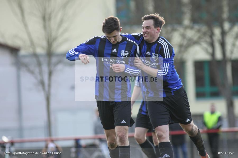 Robin Schindler, Johannes Alsheimer, 31.03.2018, Kreisklasse Würzburg, Derby, BSC Aura, SG Burgsinn - Bild-ID: 2209862 Robin Schindler, Johannes Alsheimer, 31.03.2018, Kreisklasse Würzburg, Derby, BSC Aura, SG Burgsinn - Bild-ID: 2209862