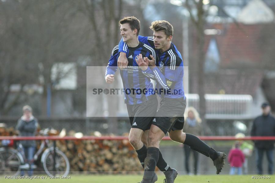 Robin Schindler, Fabian Peter, 31.03.2018, Kreisklasse Würzburg, Derby, BSC Aura, SG Burgsinn - Bild-ID: 2209866