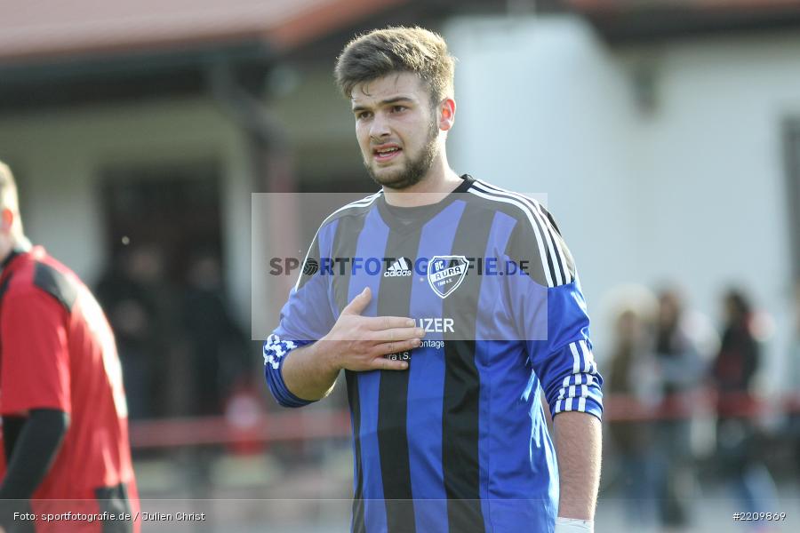 Bastian Hofmann, 31.03.2018, Kreisklasse Würzburg, Derby, BSC Aura, SG Burgsinn - Bild-ID: 2209869 Bastian Hofmann, 31.03.2018, Kreisklasse Würzburg, Derby, BSC Aura, SG Burgsinn - Bild-ID: 2209869