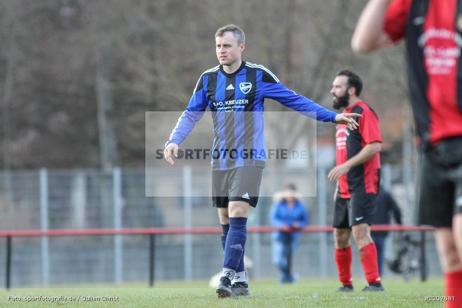 Thorsten Amend, 31.03.2018, Kreisklasse Würzburg, Derby, BSC Aura, SG Burgsinn - Bild-ID: 2209881