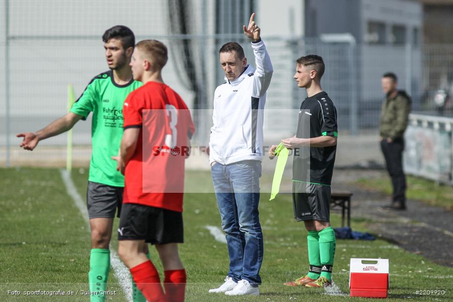 Frank Hofer, 02.04.2018, Kreisliga U19, (SG) SV Bütthard, (SG) FV Karlstadt - Bild-ID: 2209920