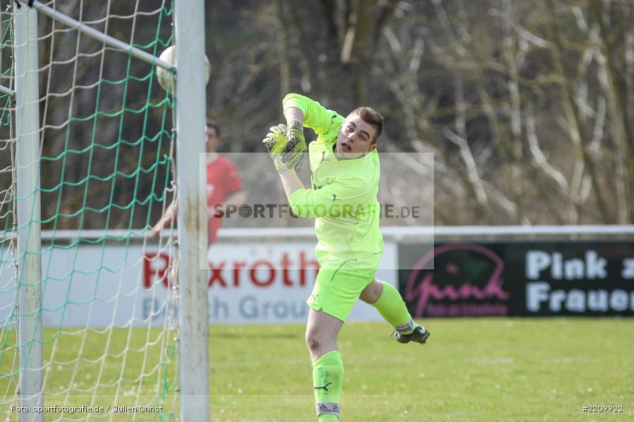 Andreas Singer, Philipp Karle, 02.04.2018, Kreisliga U19, (SG) SV Bütthard, (SG) FV Karlstadt - Bild-ID: 2209922