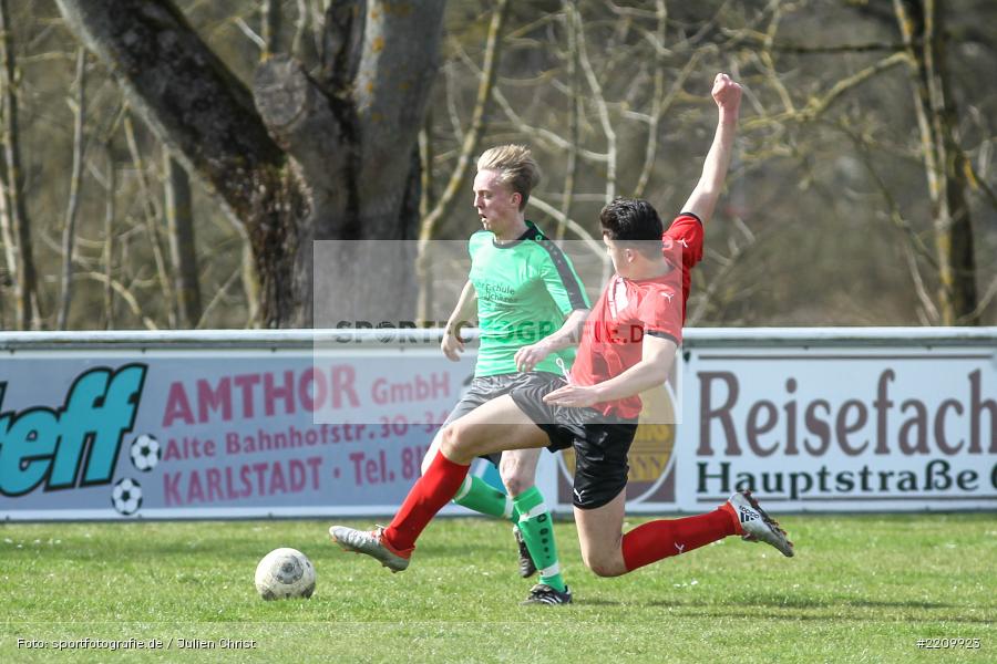 Julian Geißendörfer, Maximilian Strick, 02.04.2018, Kreisliga U19, (SG) SV Bütthard, (SG) FV Karlstadt - Bild-ID: 2209923
