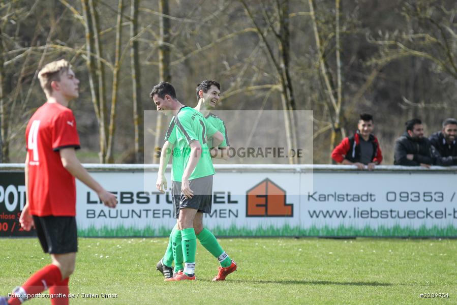 Steffen Mayer, Philipp Karle, 02.04.2018, Kreisliga U19, (SG) SV Bütthard, (SG) FV Karlstadt - Bild-ID: 2209934