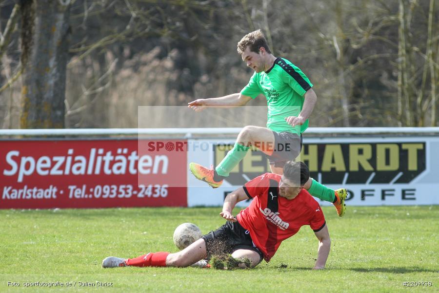 Moritz Mergler, Lukas Grimm, 02.04.2018, Kreisliga U19, (SG) SV Bütthard, (SG) FV Karlstadt - Bild-ID: 2209938 Moritz Mergler, Lukas Grimm, 02.04.2018, Kreisliga U19, (SG) SV Bütthard, (SG) FV Karlstadt - Bild-ID: 2209938