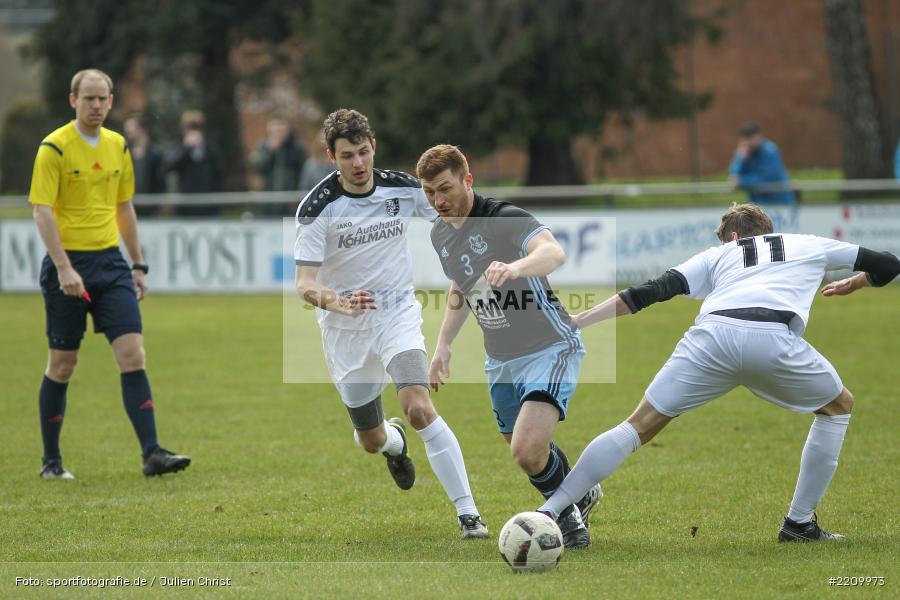 David Machau, Sebastian Markert, 02.04.2018, Landesliga Nordwest, TSV 1876 Lengfeld, TSV Karlburg - Bild-ID: 2209973 David Machau, Sebastian Markert, 02.04.2018, Landesliga Nordwest, TSV 1876 Lengfeld, TSV Karlburg - Bild-ID: 2209973